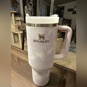 Stanley Wisteria Purple White Tie Dye 40 Oz Tumbler